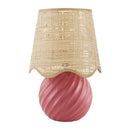 Contract furniture - Round Glazed Ceramic Table Lamp - www.oroatrade.com