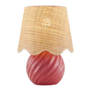 Contract furniture - Round Glazed Ceramic Table Lamp - www.oroatrade.com