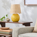 Contract furniture - Round Glazed Ceramic Table Lamp - www.oroatrade.com