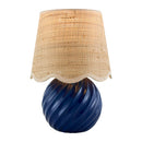 Contract furniture - Round Glazed Ceramic Table Lamp - www.oroatrade.com