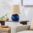 Contract furniture - Round Glazed Ceramic Table Lamp - www.oroatrade.com