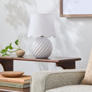 Contract furniture - Round Glazed Ceramic Table Lamp - www.oroatrade.com