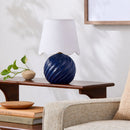 Contract furniture - Round Glazed Ceramic Table Lamp - www.oroatrade.com