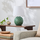Contract furniture - Round Glazed Ceramic Table Lamp - www.oroatrade.com