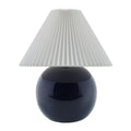 Hospitality furniture - Pleated White Fabric Table Lamp - www.oroatrade.com