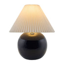 Hospitality furniture - Pleated White Fabric Table Lamp - www.oroatrade.com