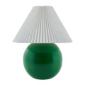 Hospitality furniture - Pleated White Fabric Table Lamp - www.oroatrade.com