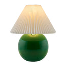 Hospitality furniture - Pleated White Fabric Table Lamp - www.oroatrade.com