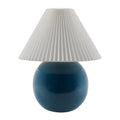 Hospitality furniture - Pleated White Fabric Table Lamp - www.oroatrade.com