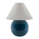 Hospitality furniture - Pleated White Fabric Table Lamp - www.oroatrade.com