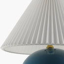 Hospitality furniture - Pleated White Fabric Table Lamp - www.oroatrade.com
