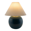 Hospitality furniture - Pleated White Fabric Table Lamp - www.oroatrade.com