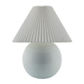Hospitality furniture - Pleated White Fabric Table Lamp - www.oroatrade.com