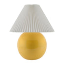 Hospitality furniture - Pleated White Fabric Table Lamp - www.oroatrade.com