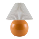 Hospitality furniture - Pleated White Fabric Table Lamp - www.oroatrade.com