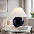 Hospitality furniture - White Empire Fabric Table Lamp - www.oroatrade.com
