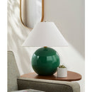 Hospitality furniture - White Empire Fabric Table Lamp - www.oroatrade.com