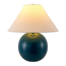 Hospitality furniture - White Empire Fabric Table Lamp - www.oroatrade.com