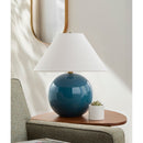 Hospitality furniture - White Empire Fabric Table Lamp - www.oroatrade.com