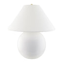 Hospitality furniture - White Empire Fabric Table Lamp - www.oroatrade.com