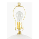 Hospitality furniture - White Empire Fabric Table Lamp - www.oroatrade.com