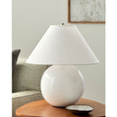 Hospitality furniture - White Empire Fabric Table Lamp - www.oroatrade.com