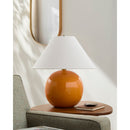 Hospitality furniture - White Empire Fabric Table Lamp - www.oroatrade.com