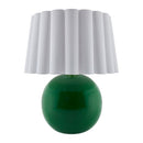 Modern European furniture - Scalloped White Fabric Table Lamp - www.oroatrade.com
