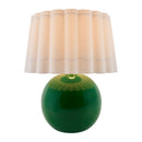 Modern European furniture - Scalloped White Fabric Table Lamp - www.oroatrade.com