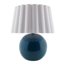 Modern European furniture - Scalloped White Fabric Table Lamp - www.oroatrade.com