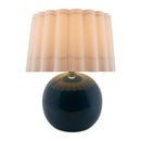 Modern European furniture - Scalloped White Fabric Table Lamp - www.oroatrade.com