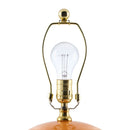 Modern European furniture - Scalloped White Fabric Table Lamp - www.oroatrade.com