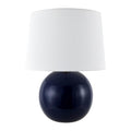 Modern European furniture - Glazed Globe Ceramic Table Lamp - www.oroatrade.com