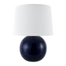 Modern European furniture - Glazed Globe Ceramic Table Lamp - www.oroatrade.com