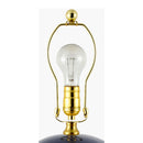 Modern European furniture - Glazed Globe Ceramic Table Lamp - www.oroatrade.com