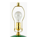 Modern European furniture - Glazed Globe Ceramic Table Lamp - www.oroatrade.com