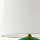 Modern European furniture - Glazed Globe Ceramic Table Lamp - www.oroatrade.com