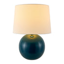 Modern European furniture - Glazed Globe Ceramic Table Lamp - www.oroatrade.com