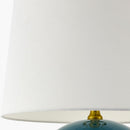 Modern European furniture - Glazed Globe Ceramic Table Lamp - www.oroatrade.com