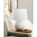 Modern European furniture - Glazed Globe Ceramic Table Lamp - www.oroatrade.com