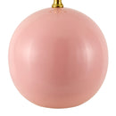 Modern European furniture - Glazed Globe Ceramic Table Lamp - www.oroatrade.com