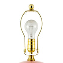 Modern European furniture - Glazed Globe Ceramic Table Lamp - www.oroatrade.com