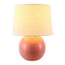 Modern European furniture - Glazed Globe Ceramic Table Lamp - www.oroatrade.com