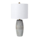 Hospitality furniture - Glazed Gray Ceramic Table Lamp - www.oroatrade.com