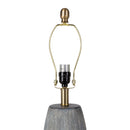 Hospitality furniture - Glazed Gray Ceramic Table Lamp - www.oroatrade.com