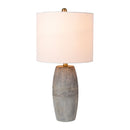 Hospitality furniture - Glazed Gray Ceramic Table Lamp - www.oroatrade.com