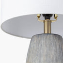 Hospitality furniture - Glazed Gray Ceramic Table Lamp - www.oroatrade.com