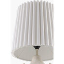 Hospitality furniture - Ceramic Fluted Linen Table Lamps (2) - www.oroatrade.com