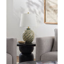 Modern European furniture - Green Ceramics Floral Table Lamp - www.oroatrade.com