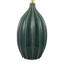 Hospitality furniture - Green Fluted Ceramic Table Lamp - www.oroatrade.com
